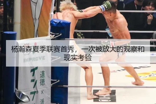 杨瀚森夏季联赛首秀，一次被放大的观察和现实考验